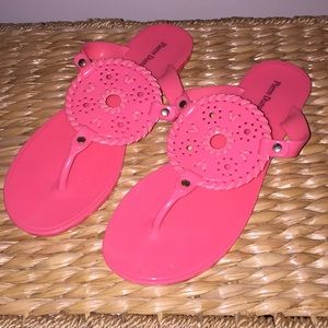 Pierre Dumas jelly medallion sandal